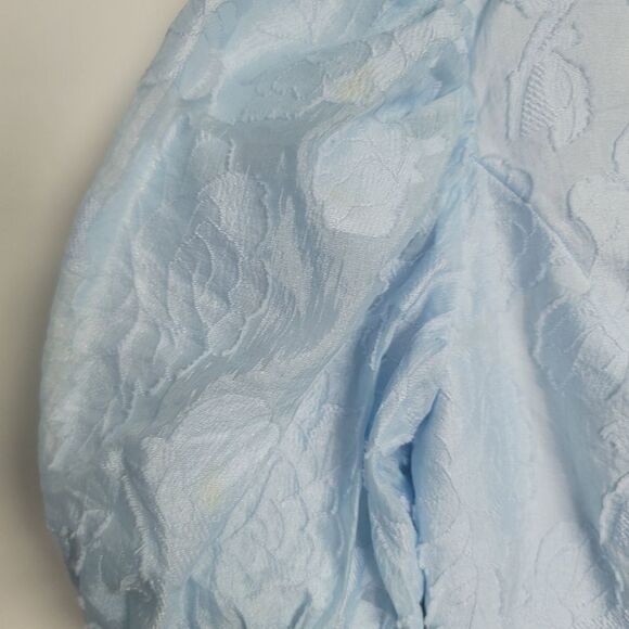 Bardot TALLULAH MINI COCKTAIL DRESS IN SOFT BLUE, size 2 - Picture 13 of 13